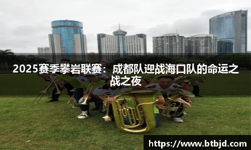 2025赛季攀岩联赛：成都队迎战海口队的命运之战之夜